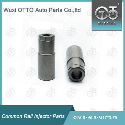 고속강 디젤 연료 인젝터 노즐 캡 너트 사이즈 Φ18.9×46.9×M17*0.75, 압전 인젝터용, 종이 상자 포장, 비닐 봉투 포함