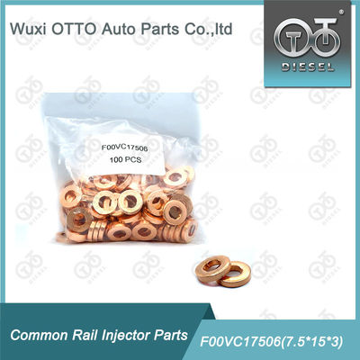 Diesel Injector Copper Washer F00VC17506 Model 7.5*15*3mm ISO9001 Certified Shim