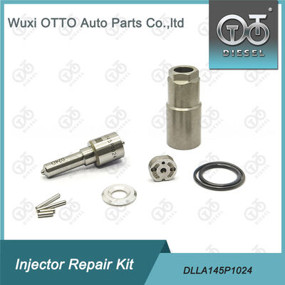 DLLA145P1024 노즐과 함께 Denso 디젤 주입기 수리 키트 23670-0L010 모델 고속 철강